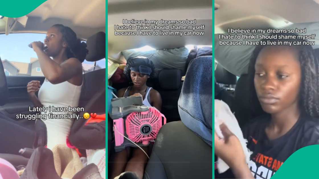 Video as dad throws daughter out of house for dropping out of school to focus on her hair business