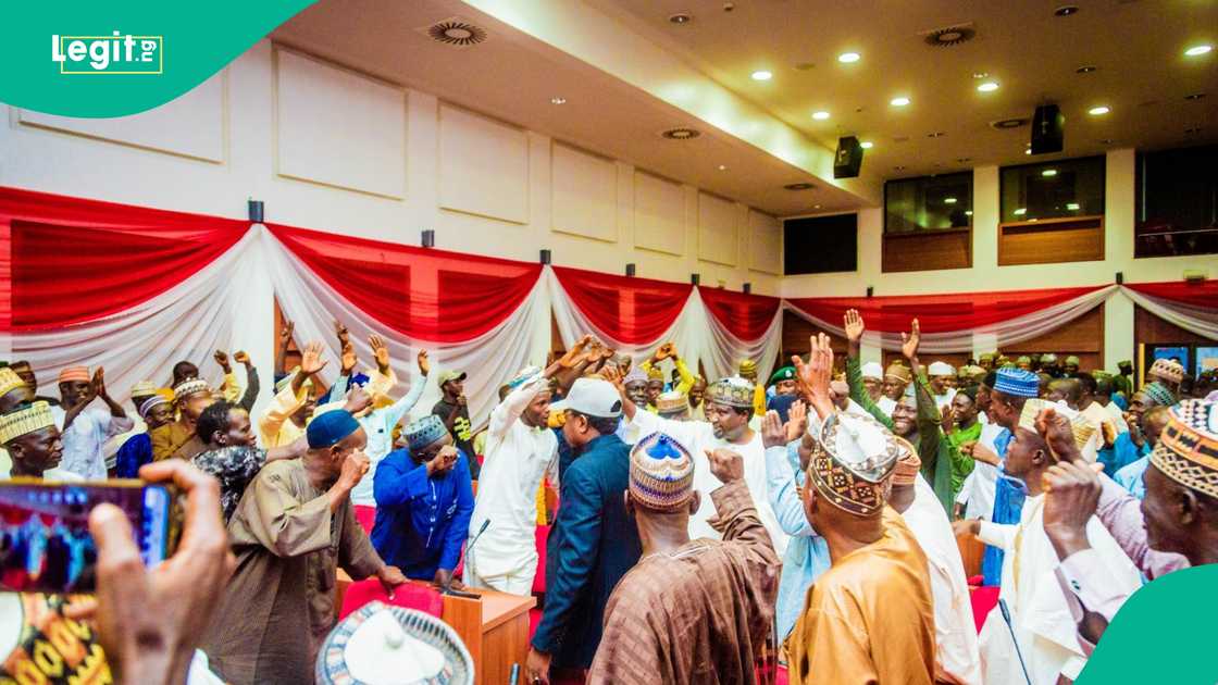 Barau tare da 'yan Kano a Abuja