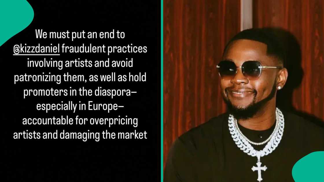 Singer Kizz Daniel loses access to his accounts.