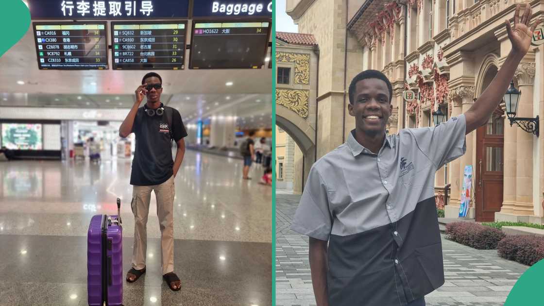 Photos emerge as foreign company invites Nigerian man, sponsors him to China for free