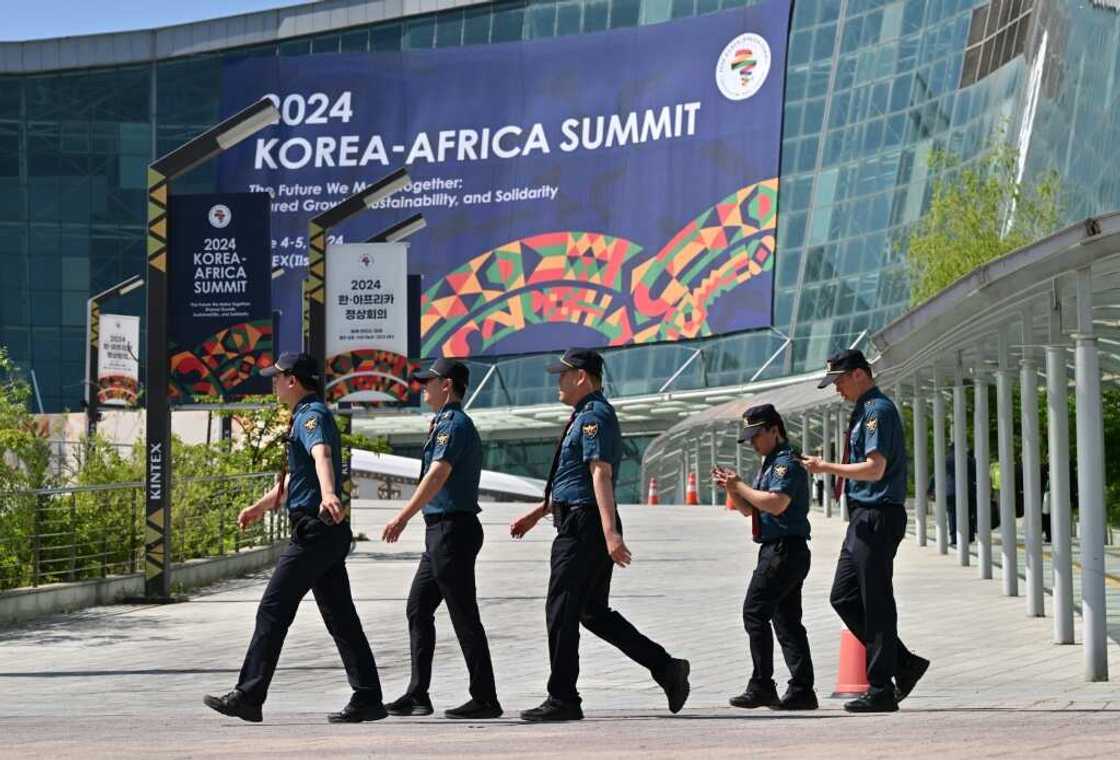 Seoul is hosting delegations from 48 African countries for a major summit this week