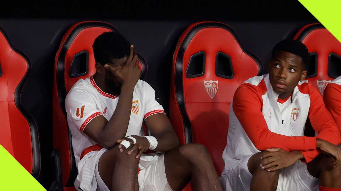 Kelechi Iheanacho on the bench in Sevilla vs Osasuna