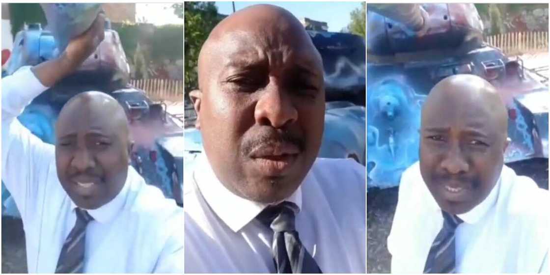 Fire for fire: Bandits, insurgents in trouble as Nigerian man abroad vows to ship in armour tank & engage them Fire for fire: Bandits, insurgents in trouble as Nigerian man abroad vows to ship in armour tank & engage them