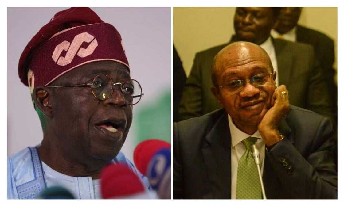 Tinubu, Emefiele, CBN Act Tinubu, Emefiele, CBN Act