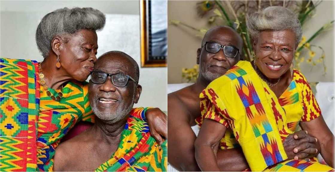 PHOTOS: Couple celebrates their 53rd marriage anniversary in perfect regal kente attires PHOTOS: Couple celebrates their 53rd marriage anniversary in perfect regal kente attires