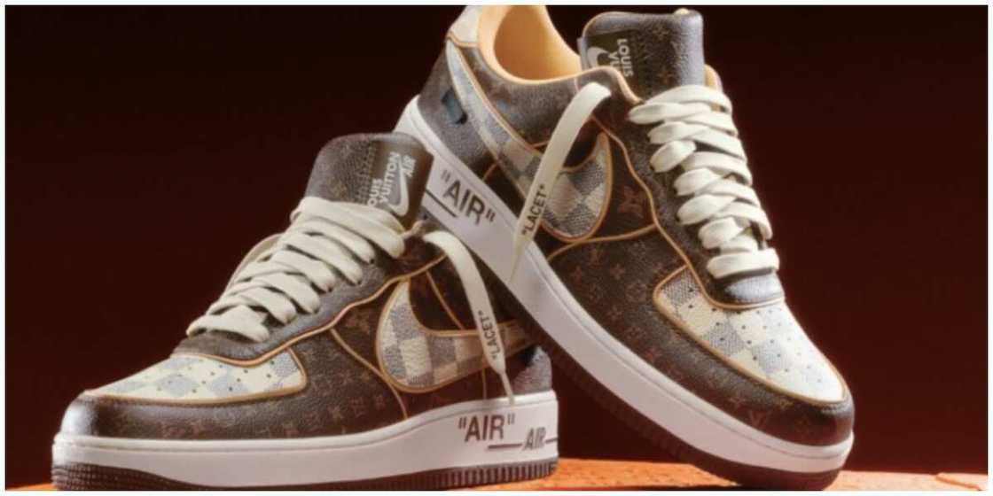 First Louis Vuitton x Nike Air Force 1 by Virgil Abloh Sells for Whopping N147m Legit.ng