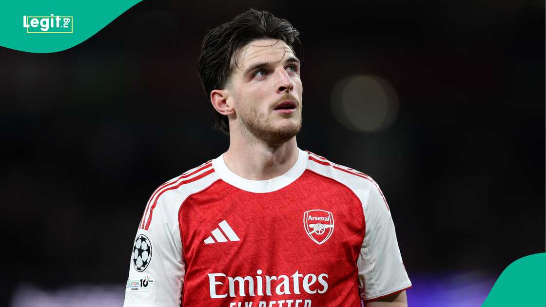 Declan Rice, Arsenal, UEFA Champions League, PSG, Budapest.