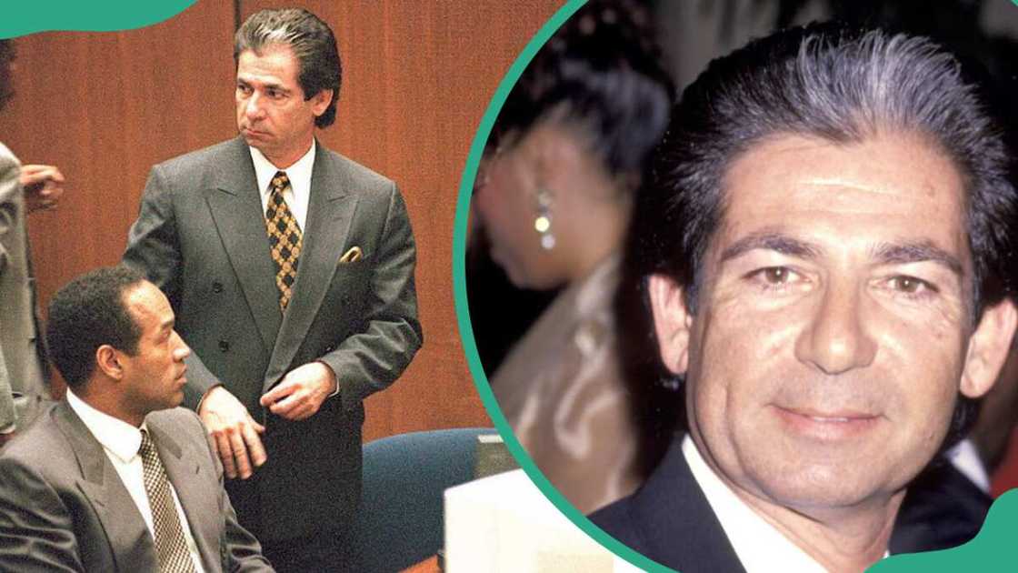 Robert Kardashian at a court hearing in Los Angeles, USA (L) and at Beverly Hilton Hotel (R) Robert Kardashian at a court hearing in Los Angeles, USA (L) and at Beverly Hilton Hotel (R)