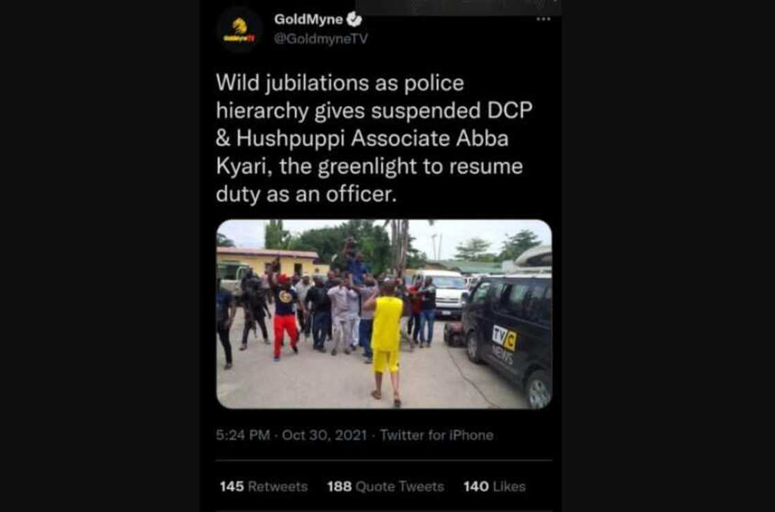 Bincika Gaskiya: Shin hukumar 'yan sanda ta dawo da Abba Kyari bakin aiki bayan bincike? Bincika Gaskiya: Shin hukumar 'yan sanda ta dawo da Abba Kyari bakin aiki bayan bincike?