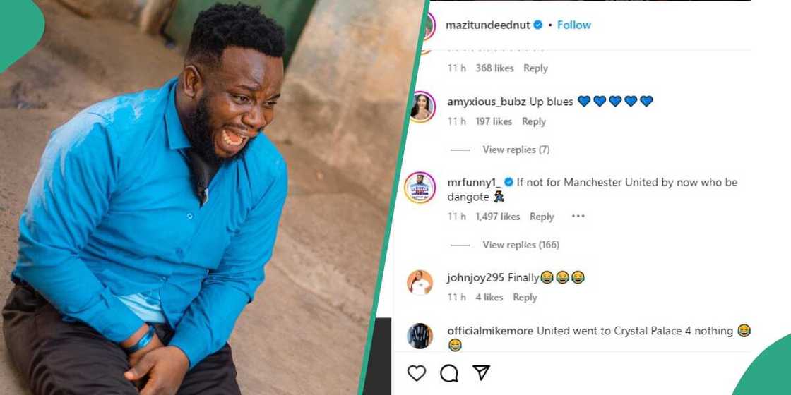 Sabinus's comment on Man Utd Sabinus's comment on Man Utd