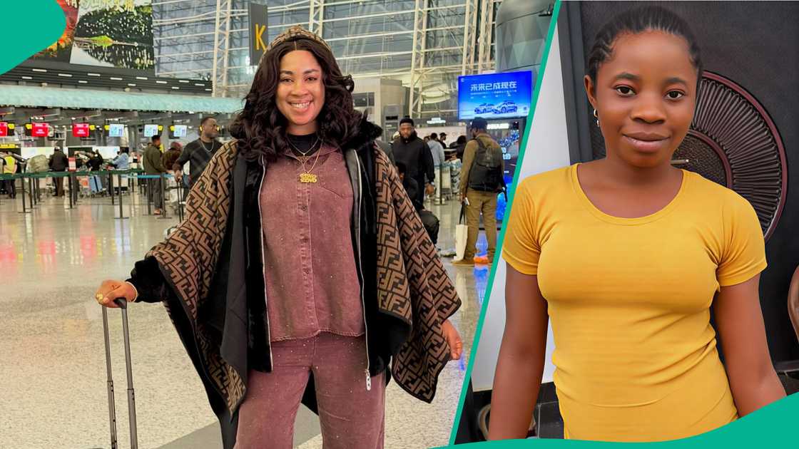 Amarachi Igidimbah shares video of her help who stole three iPhones, her children's clothes and other valuables. Amarachi Igidimbah shares video of her help who stole three iPhones, her children's clothes and other valuables.