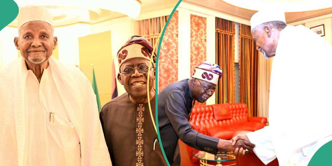 Shugaba Tinubu tare da marigayi Dantata a shekarun baya Shugaba Tinubu tare da marigayi Dantata a shekarun baya