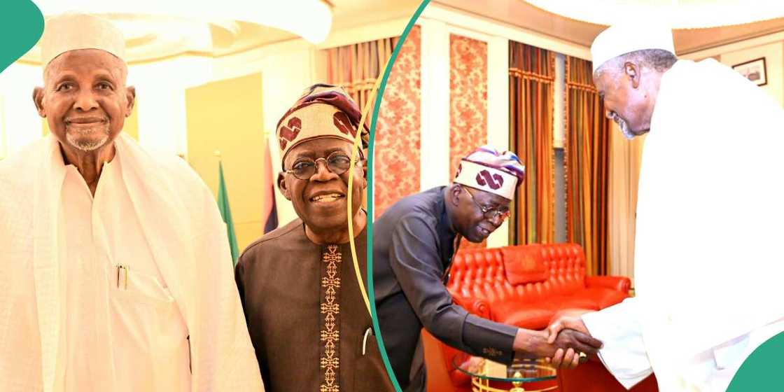 Tinubu ya gana da Dantata a Abuja