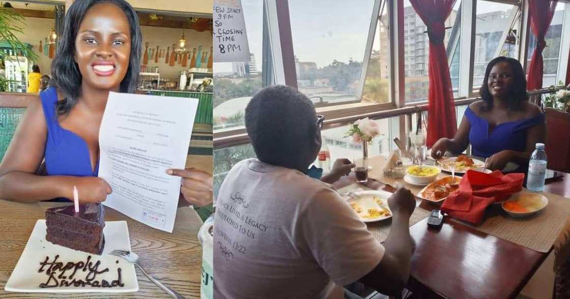 Immaculate Nantongo, who is Ugandan, did not reveal more details about her ex-husband. Immaculate Nantongo, who is Ugandan, did not reveal more details about her ex-husband.