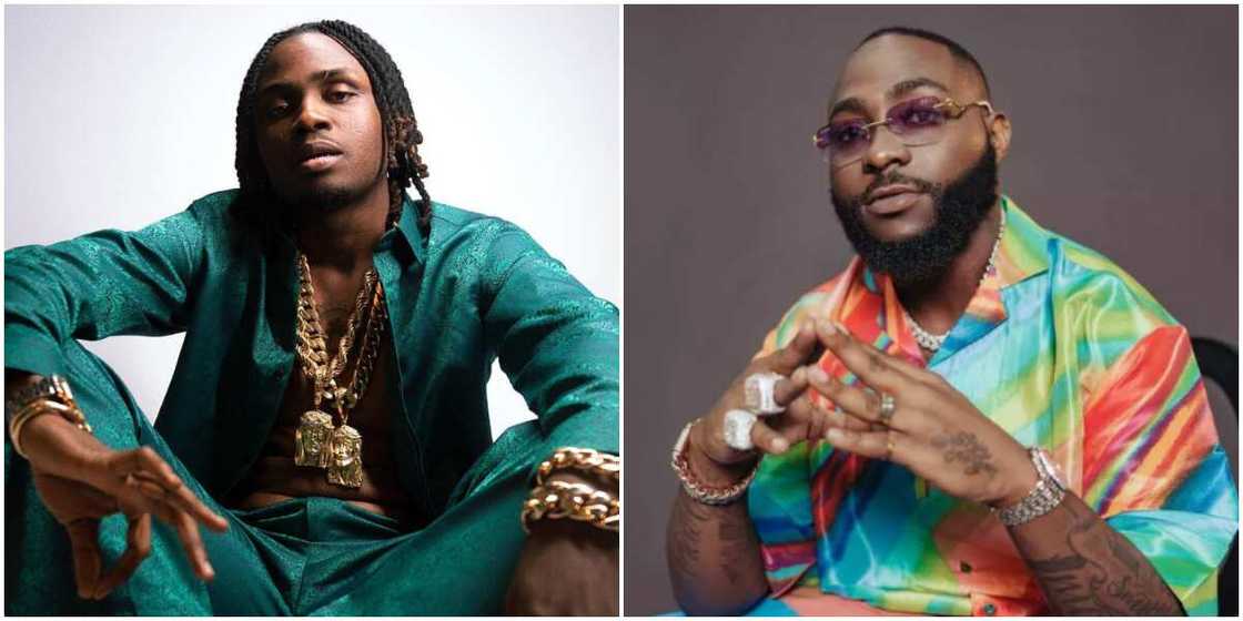 Davido's new artist Logos Olori, Davido on Spotify music Davido's new artist Logos Olori, Davido on Spotify music