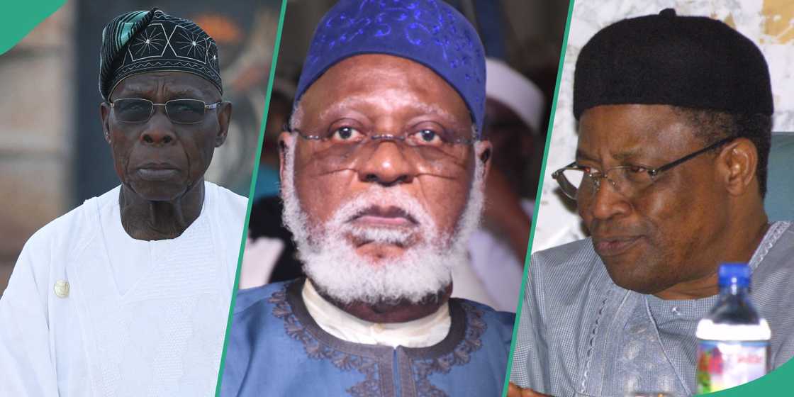 Sources share details of Olusegun Obasanjo’s meeting with Ibrahim Babangida and Abdulsalami Abubakar in Niger state Sources share details of Olusegun Obasanjo’s meeting with Ibrahim Babangida and Abdulsalami Abubakar in Niger state