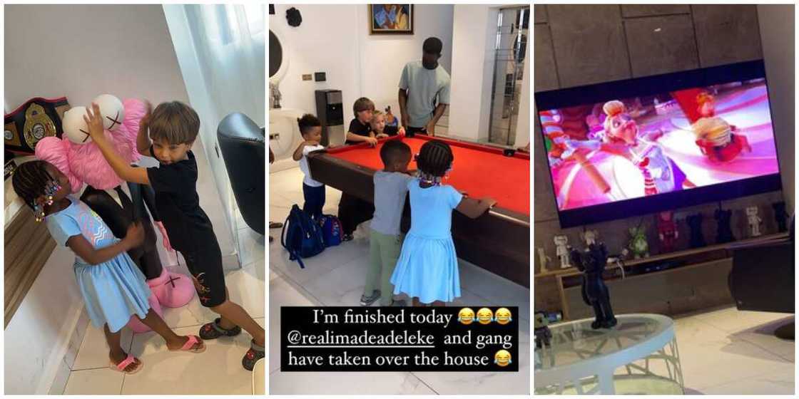 Davido's Daughter Imade and Her Friends Storm His Lekki Mansion, Singers Says 'I'm Finished Today' Davido's Daughter Imade and Her Friends Storm His Lekki Mansion, Singers Says 'I'm Finished Today'