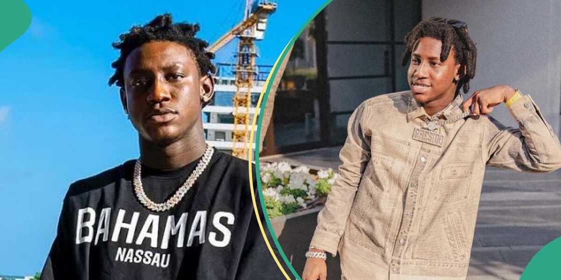 Shallipopi expresses frustration after being stopped by police. Shallipopi expresses frustration after being stopped by police.