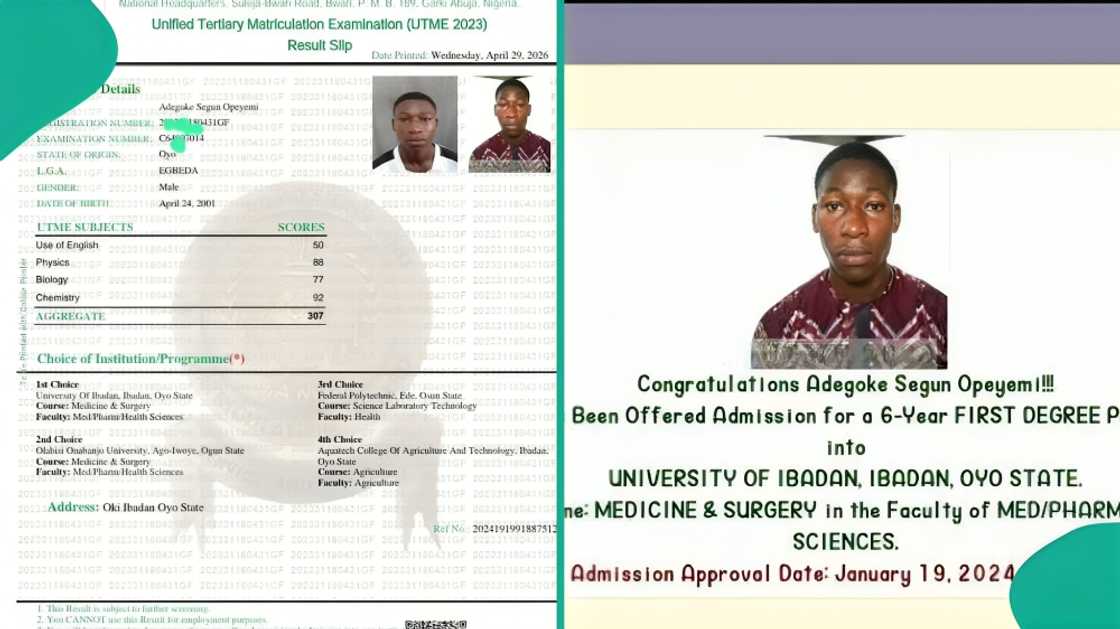 University of Ibadan admission story goes viral as boy posts UTME score