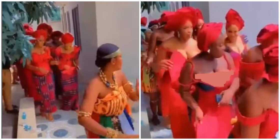 Asoebi ladies. Asoebi ladies.