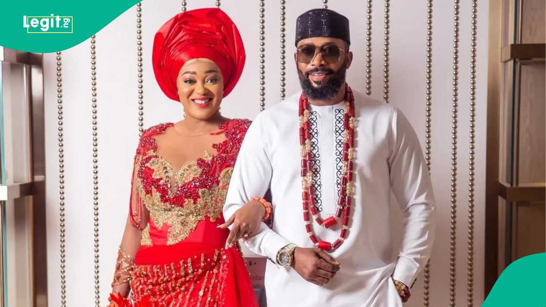 Peggy Ovire posted a solo Christmas photoshoot and locked the comment section after followers questioned her husband's absence.