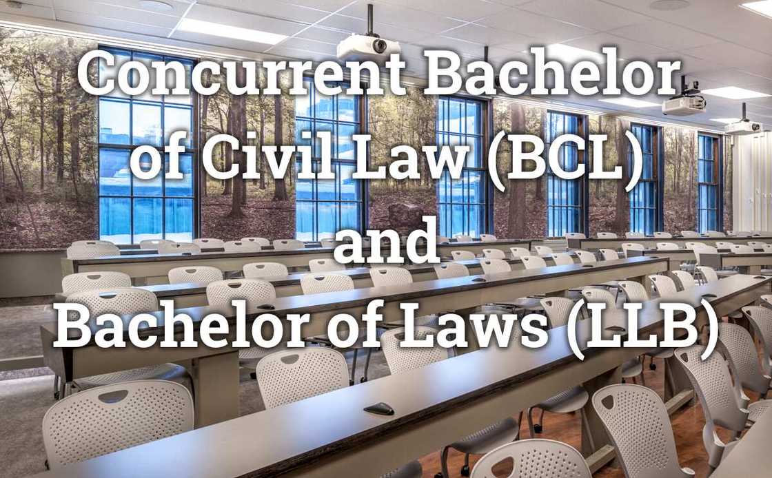 Concurrent Bachelor of Civil Law Concurrent Bachelor of Civil Law
