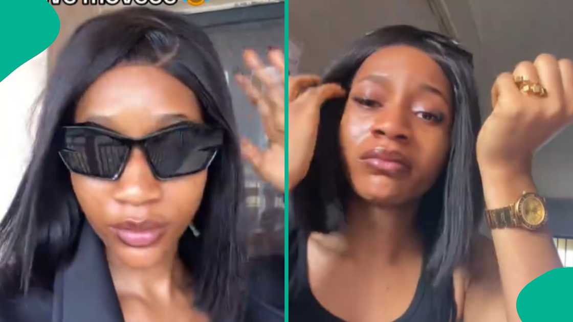 Lady who did not do well in examination weeps inside hall. Lady who did not do well in examination weeps inside hall.