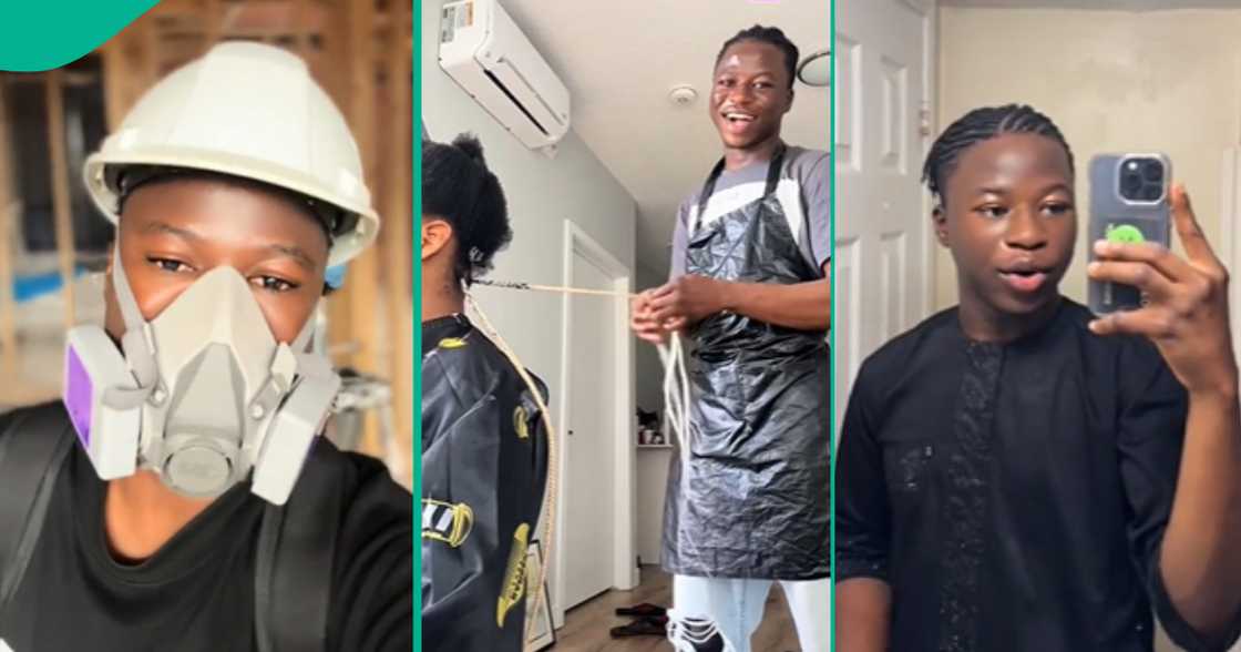 Young Nigerian student in Canada works as cleaner, builder, and hairstylist