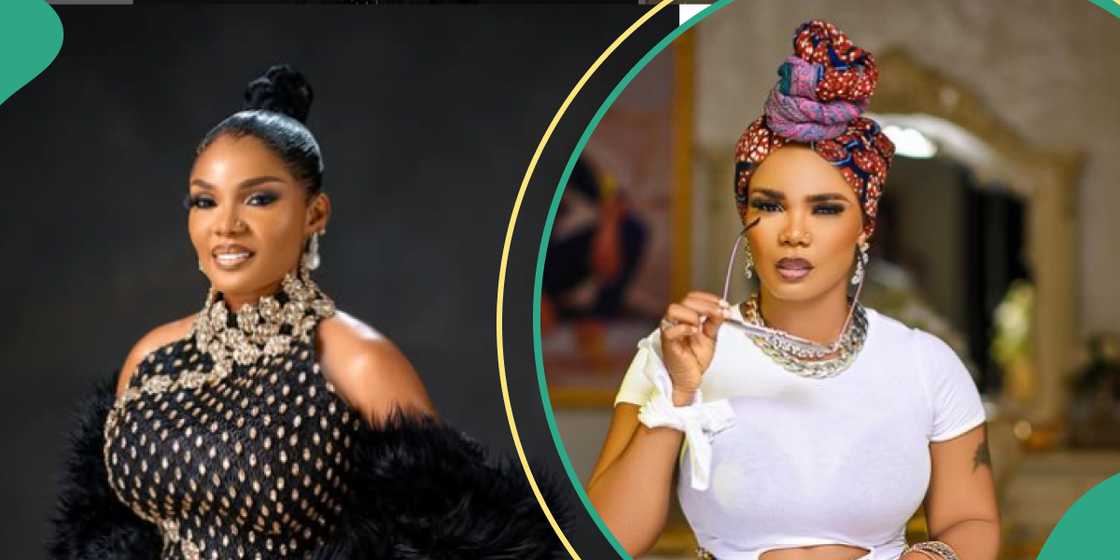 Lizzy Anjorin resumes clash with Tope Alabi as she drags Nigerian actress Iyabo Ojo. Lizzy Anjorin resumes clash with Tope Alabi as she drags Nigerian actress Iyabo Ojo.