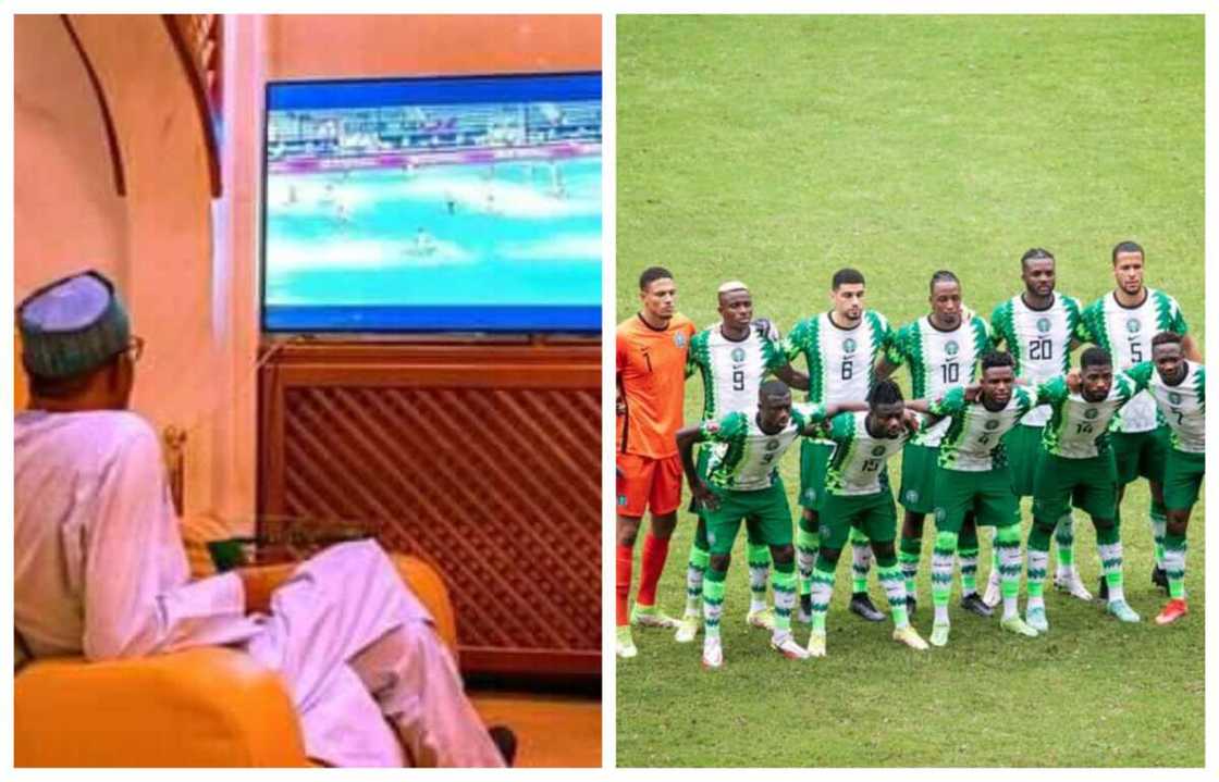 Buhari ya tuna da Super Eagles Buhari ya tuna da Super Eagles
