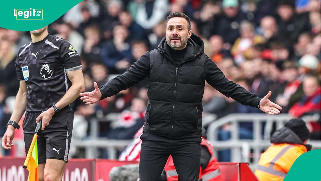 Roberto de Zerbi, Tottenham, Sunderland, Stadium of Light, Premier League. Roberto de Zerbi, Tottenham, Sunderland, Stadium of Light, Premier League.