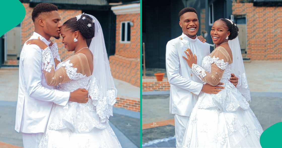 Groom appreciates his new wife for remaining undefiled until they married