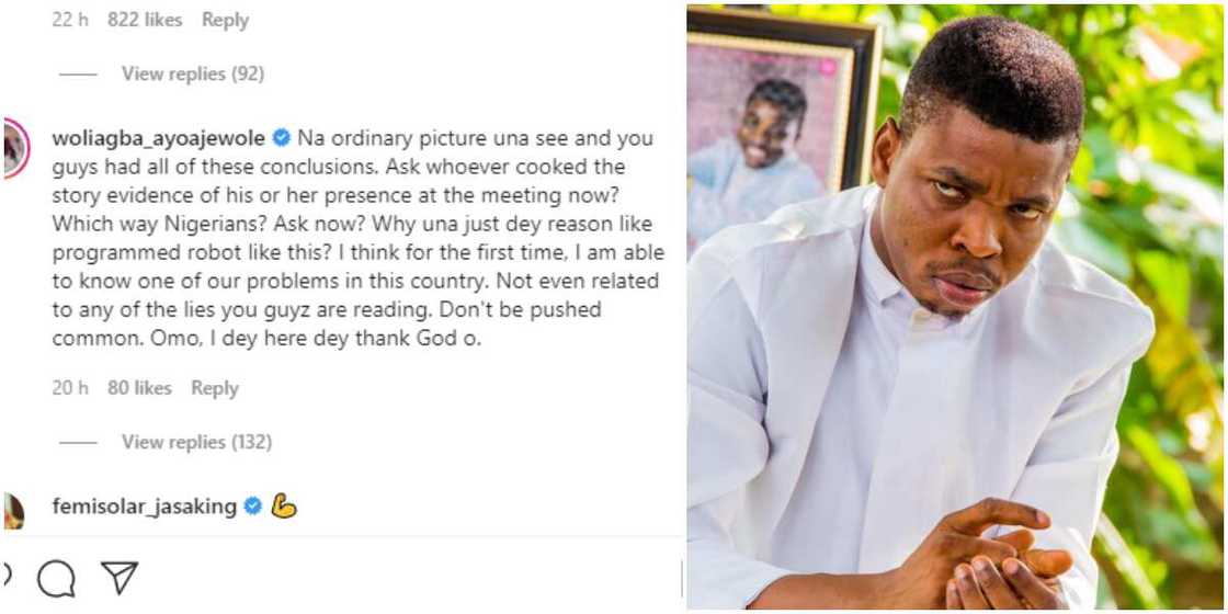 Woli Agba reacts Woli Agba reacts