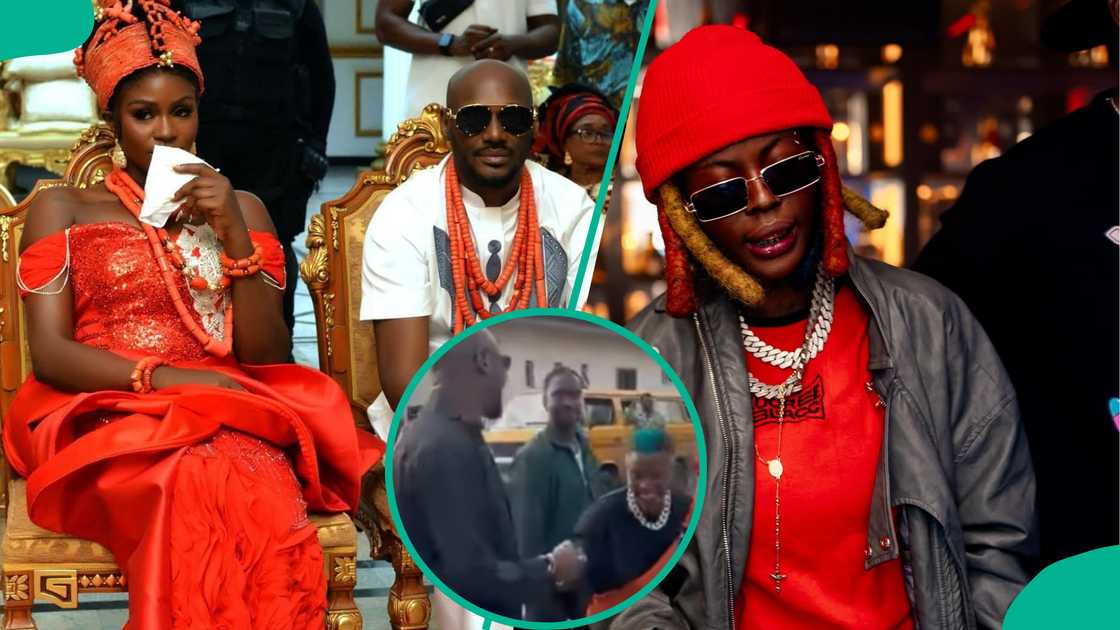 Natasha and 2baba meet Candy Bleakz in trending video