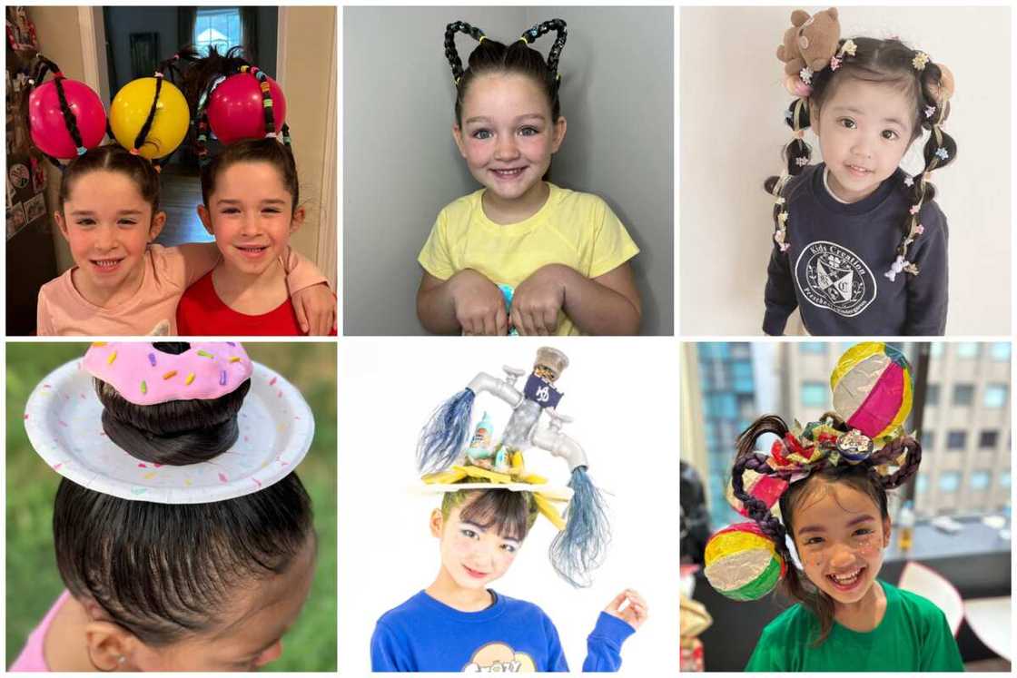 Last-minute crazy hair day ideas