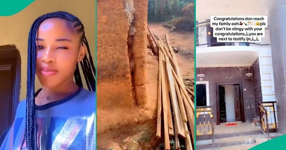 Lady over the moon as family house gets renovated Lady over the moon as family house gets renovated