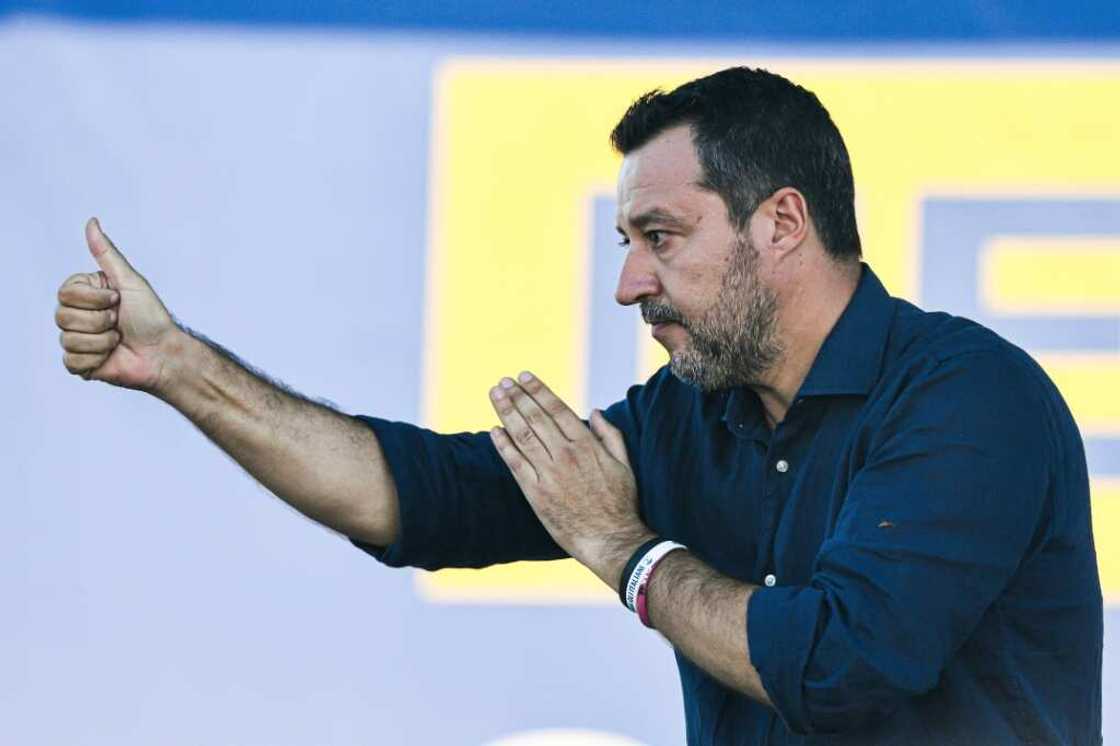 Matteo Salvini's League party has put anti-immigrant rhetoric at the heart of its campaign for September 25 elections in Italy Matteo Salvini's League party has put anti-immigrant rhetoric at the heart of its campaign for September 25 elections in Italy