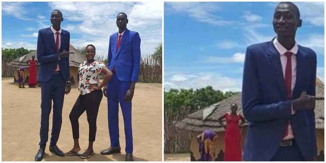 Incredible Photos of Dinka People of South Sudan Reportedly the World's Tallest People Spark Huge Reactions Incredible Photos of Dinka People of South Sudan Reportedly the World's Tallest People Spark Huge Reactions
