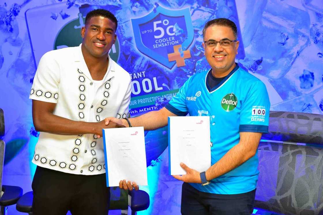 Dettol Cool unveils Taiwo Awoniyi as brand ambassador