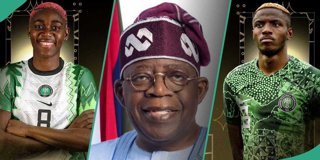 Tinubu celebrates Osimhen, Oshoala, Nnadozie for winning CAF awards