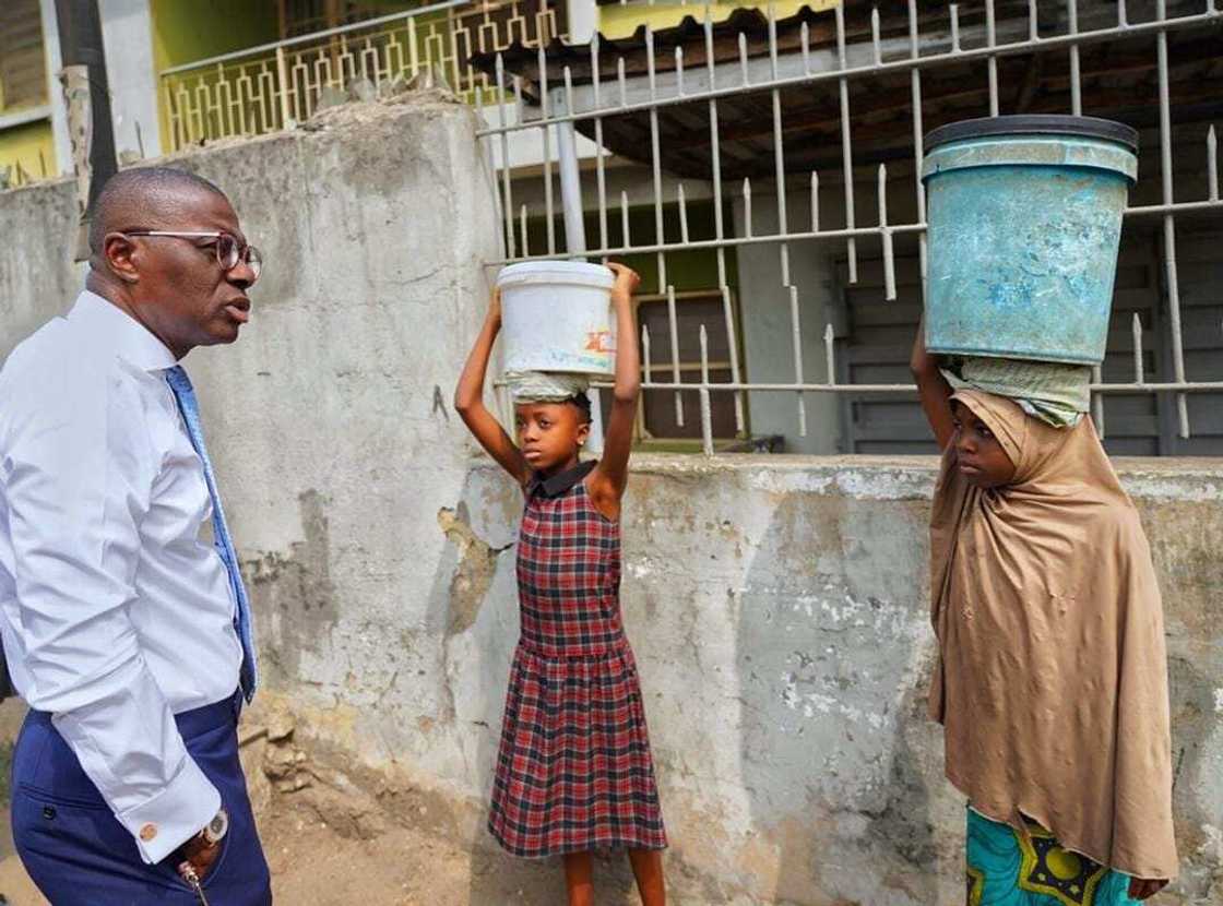 Gov Sanwo-Olu grants scholarships to two out-of-school girls Gov Sanwo-Olu grants scholarships to two out-of-school girls