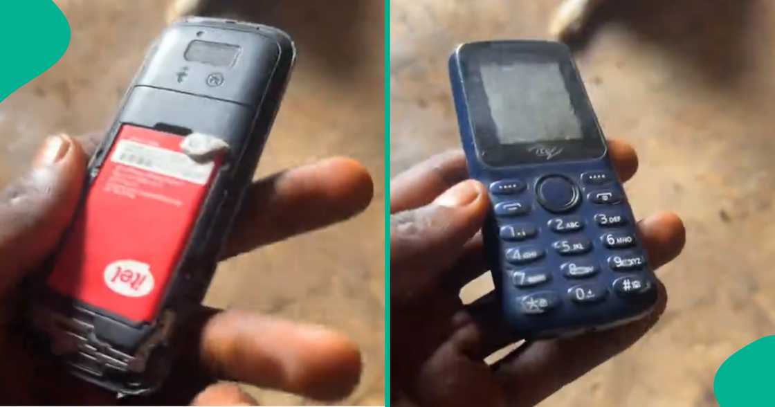 Unexpected phone gift moves Nigerian father to prayers. Unexpected phone gift moves Nigerian father to prayers.
