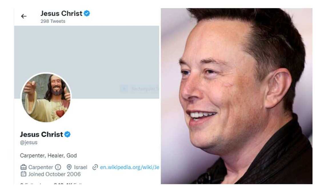 Twitter, Jesus Christ, Elon Musk