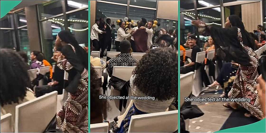 Lady storms wedding to scatter event Lady storms wedding to scatter event