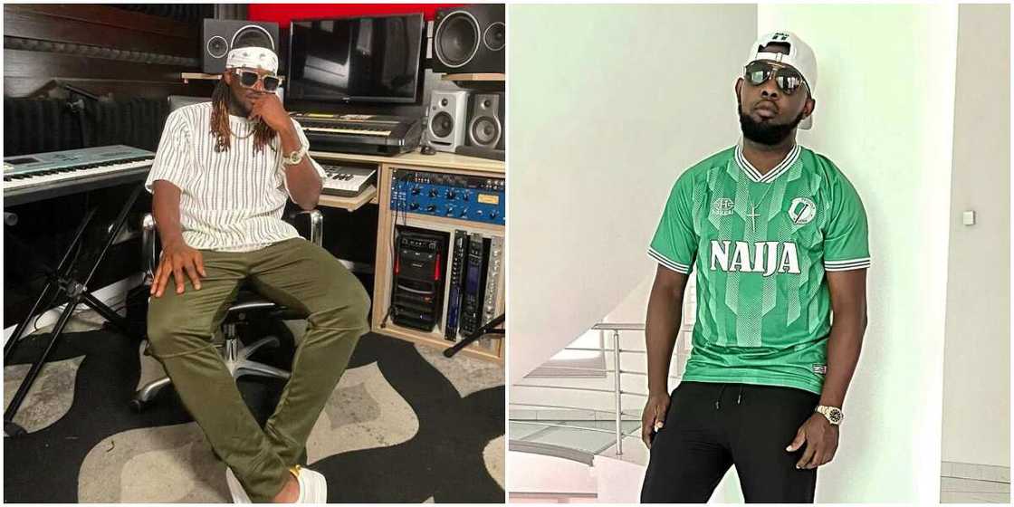AY Makun and Paul Okoye AY Makun and Paul Okoye