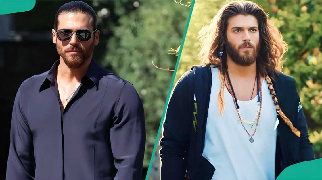Can Yaman with and without glasses Can Yaman with and without glasses