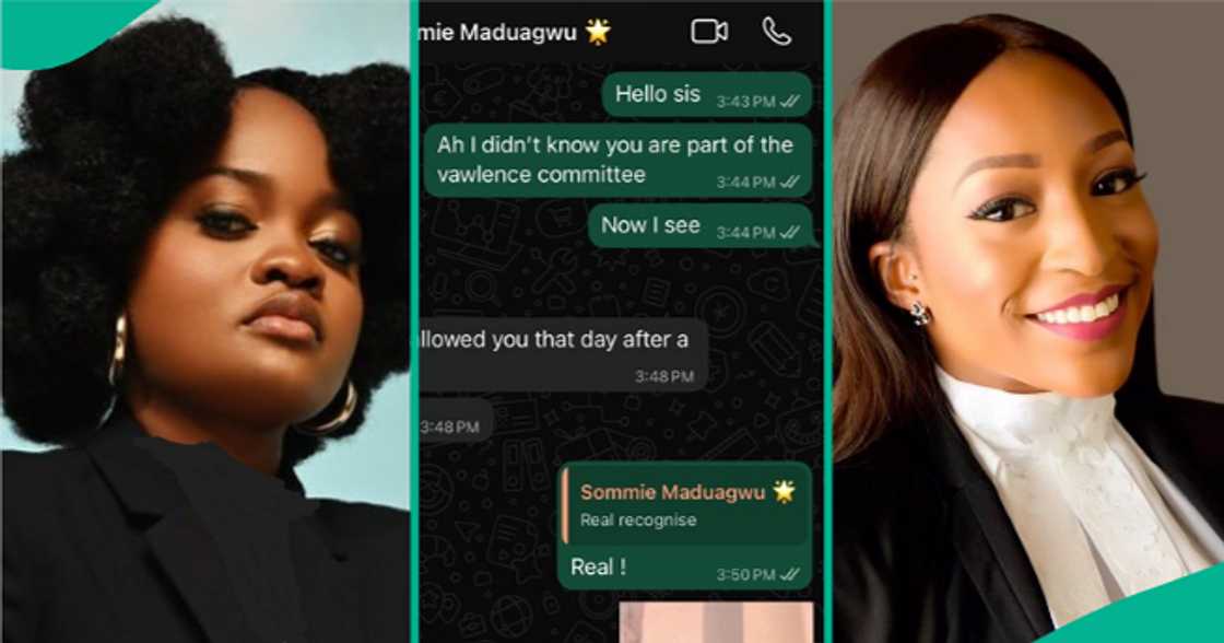Somtochukwu Maduagwu's WhatsApp chat with activist Rinu surfaces online.