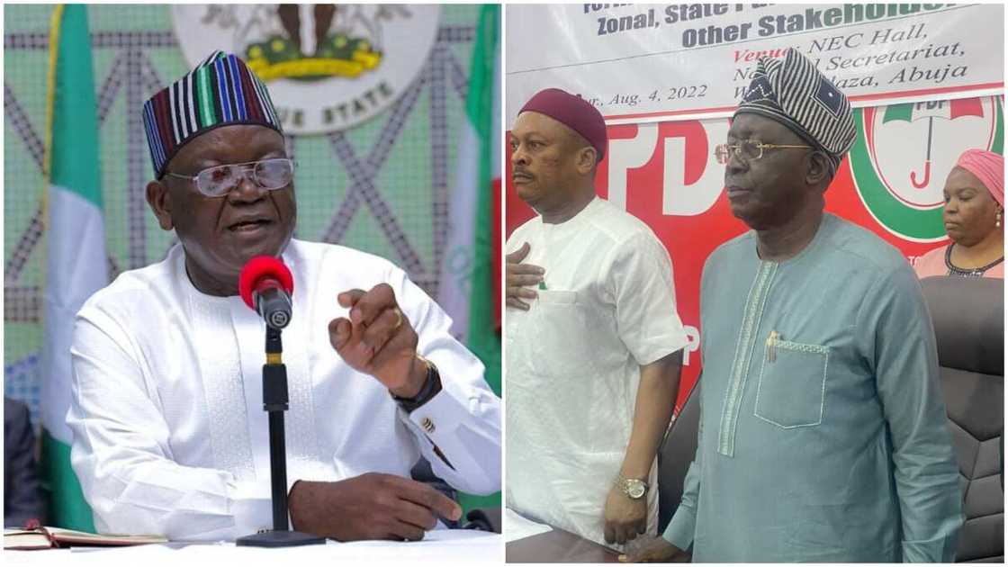 Governor Ortom/Iyorchia Ayu/PDP Crisis/2023 Elections