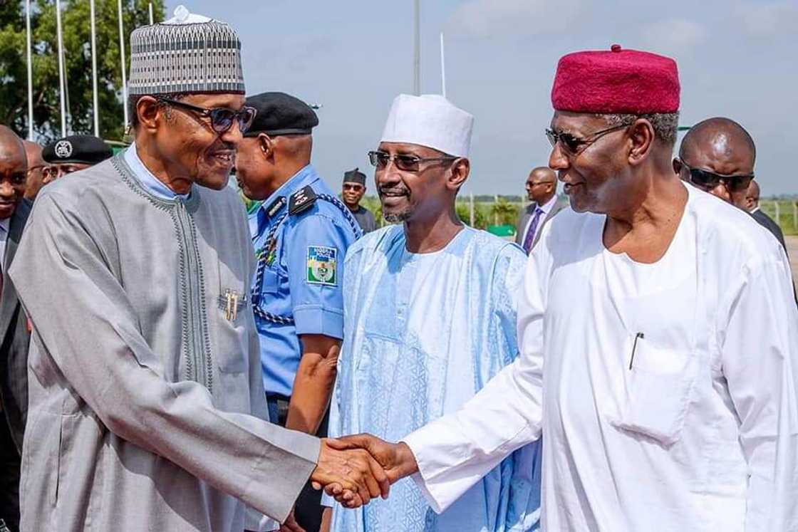 The opposition party called on President Buhari to give a press statement to Nigerians on the health status of Aso Rock officials in relation to the virus. The opposition party called on President Buhari to give a press statement to Nigerians on the health status of Aso Rock officials in relation to the virus.
