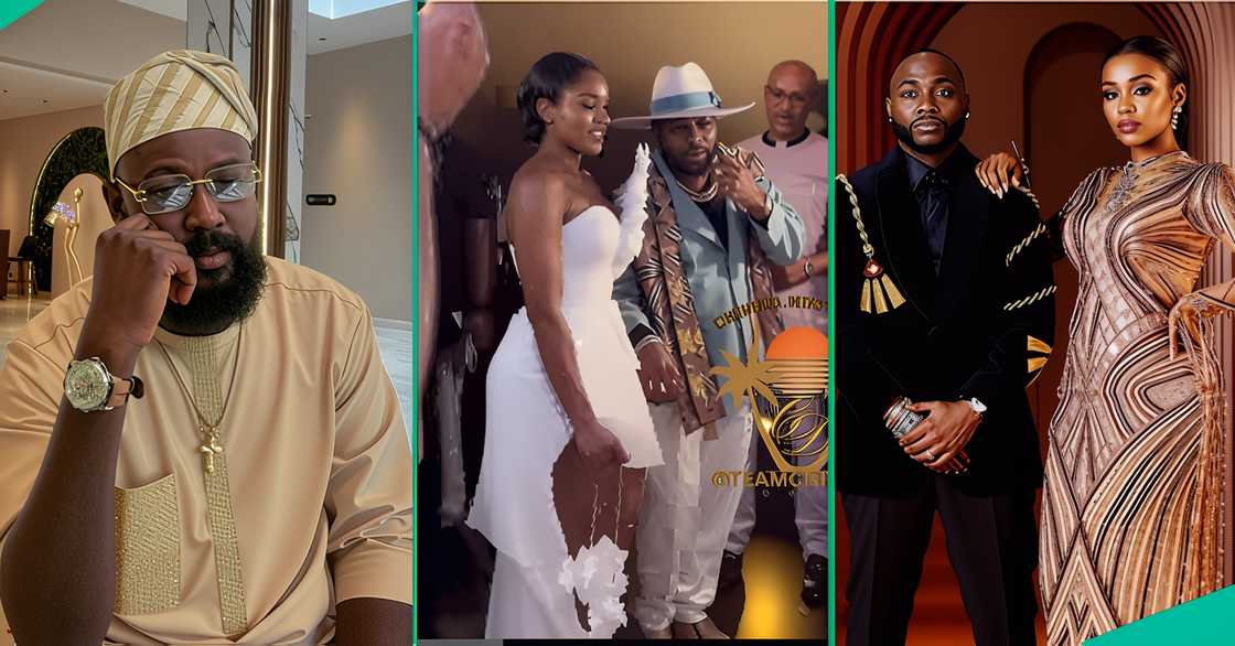 An observant man shares observation about Davido’s body language at pre-wedding party An observant man shares observation about Davido’s body language at pre-wedding party